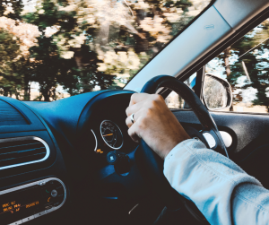 Close-up of steering wheel | Silver Spring, MD