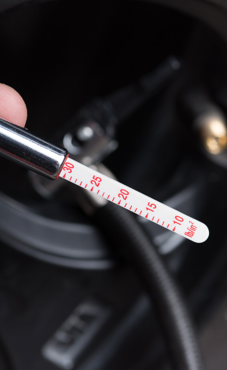 Inflate the Tires to the Correct PSI