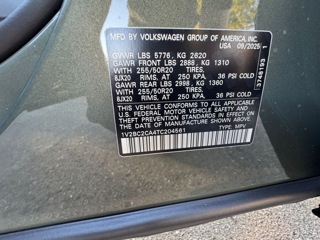 2026 Volkswagen Atlas Cross Sport 2.0T SEL