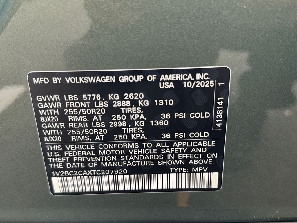 2026 Volkswagen Atlas Cross Sport 2.0T SEL