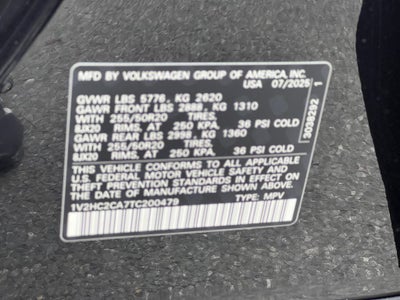 2026 Volkswagen Atlas Cross Sport 2.0T SE w/Technology