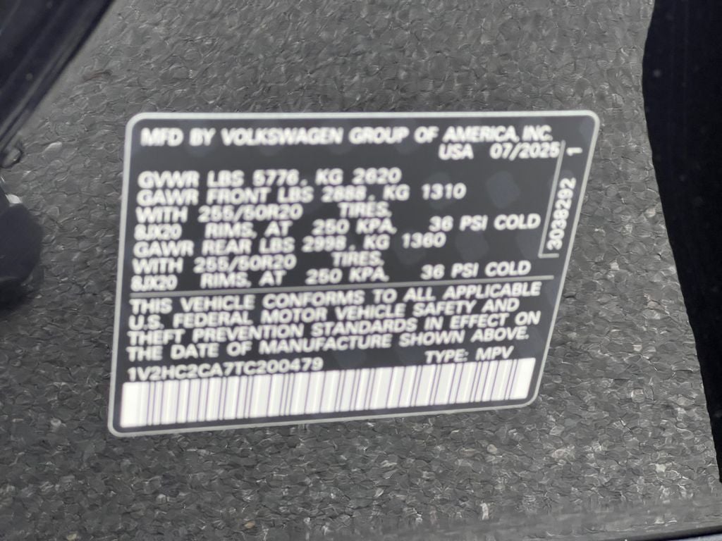 2026 Volkswagen Atlas Cross Sport 2.0T SE w/Technology