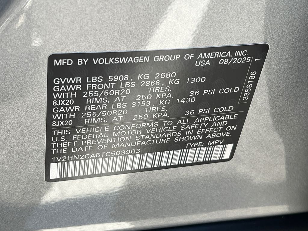 2026 Volkswagen Atlas 2.0T SE w/Technology