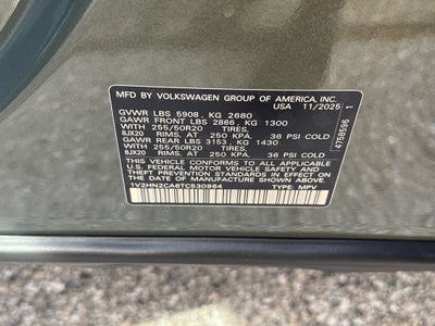 2026 Volkswagen Atlas 2.0T SE w/Technology