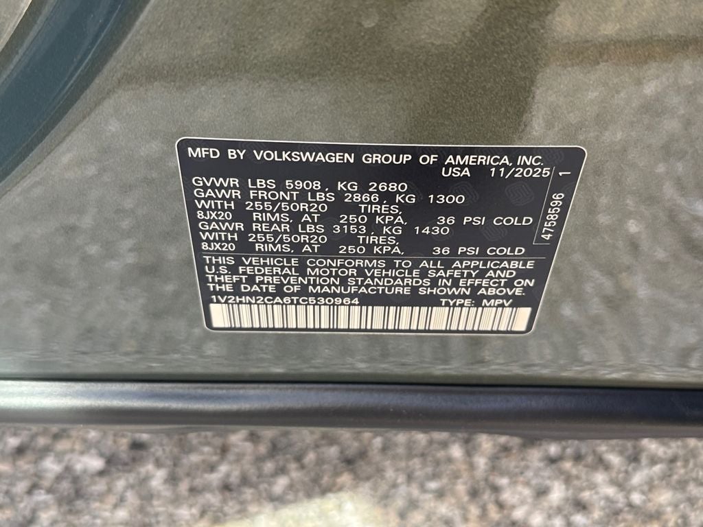 2026 Volkswagen Atlas 2.0T SE w/Technology