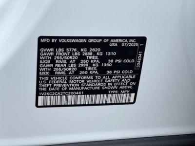 2026 Volkswagen Atlas Cross Sport 2.0T SE w/Technology