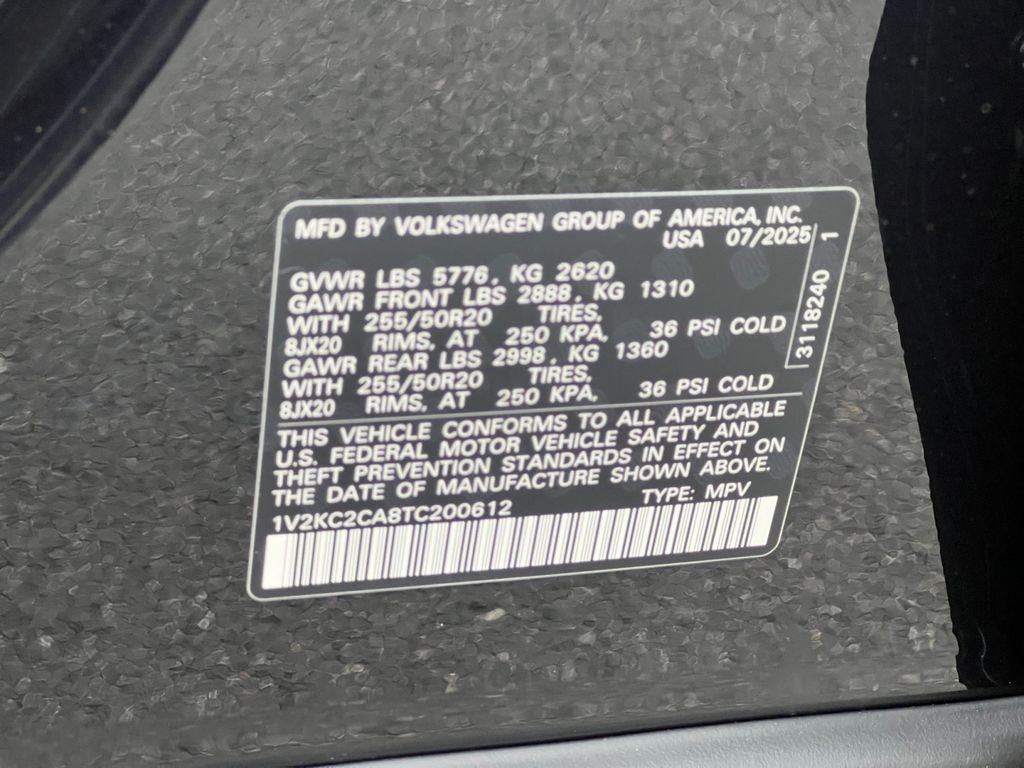 2026 Volkswagen Atlas Cross Sport 2.0T SE w/Technology