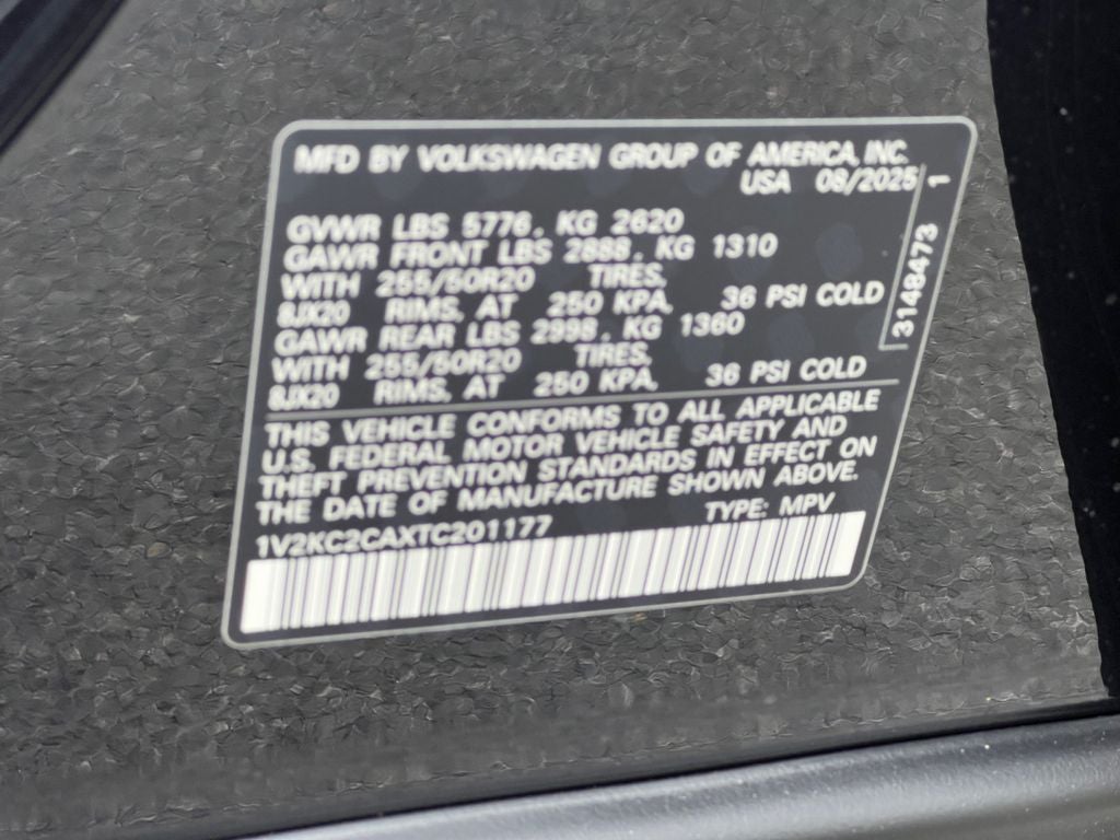 2026 Volkswagen Atlas Cross Sport 2.0T SE w/Technology