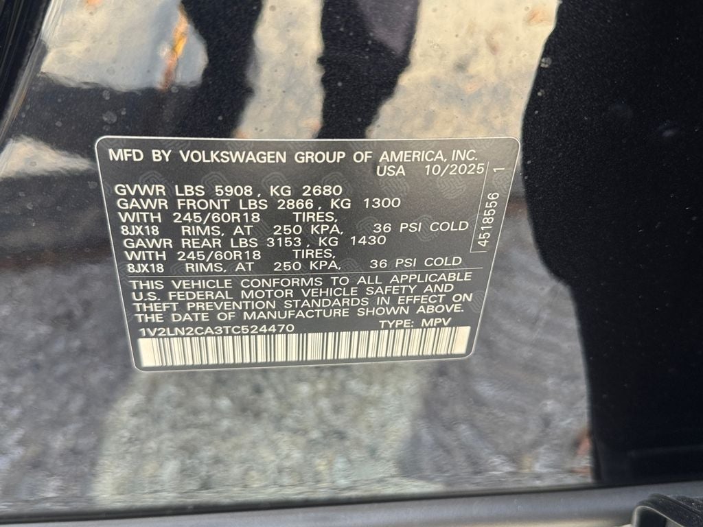 2026 Volkswagen Atlas 2.0T SE