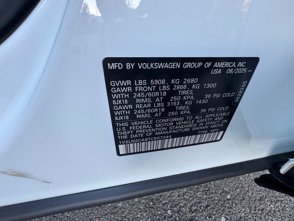 2026 Volkswagen Atlas 2.0T SE