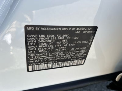 2026 Volkswagen Atlas 2.0T SE