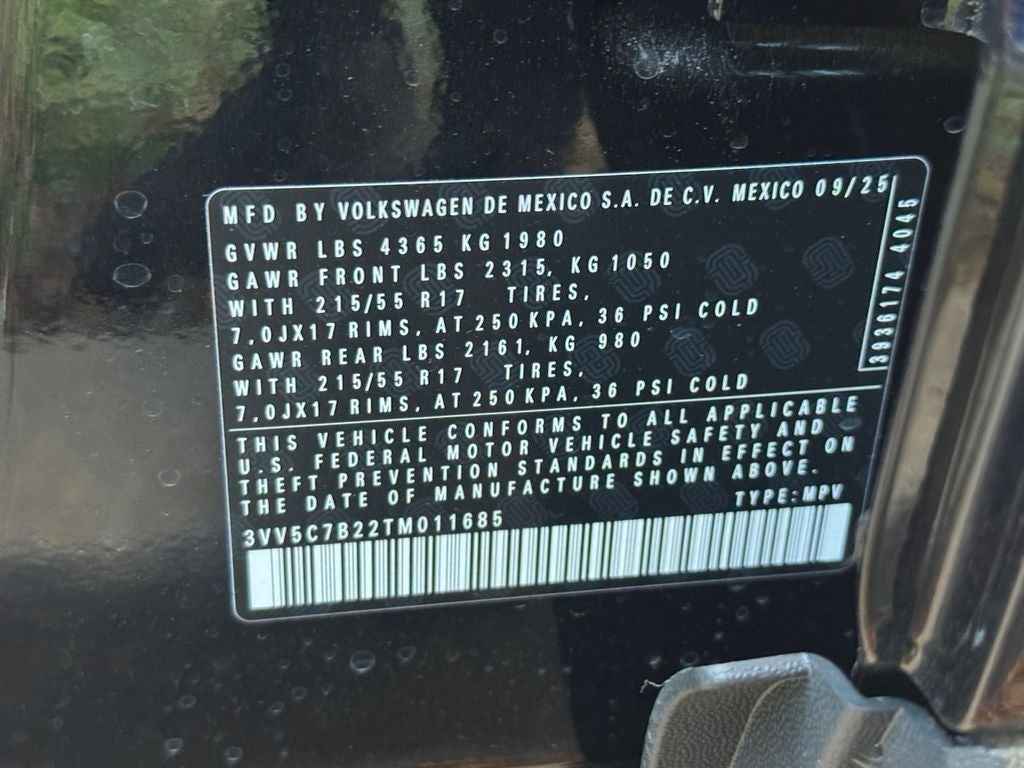 2026 Volkswagen Taos 1.5T S