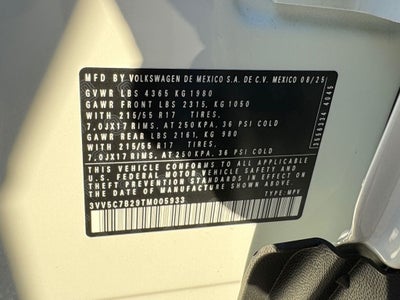 2026 Volkswagen Taos 1.5T S