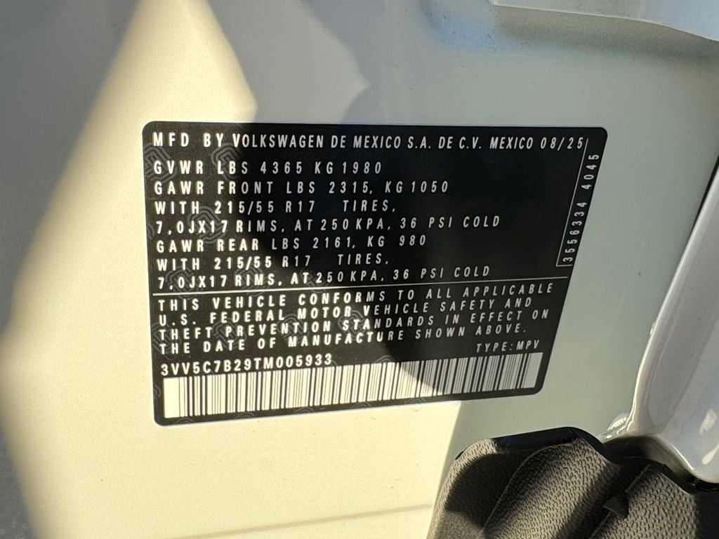 2026 Volkswagen Taos 1.5T S