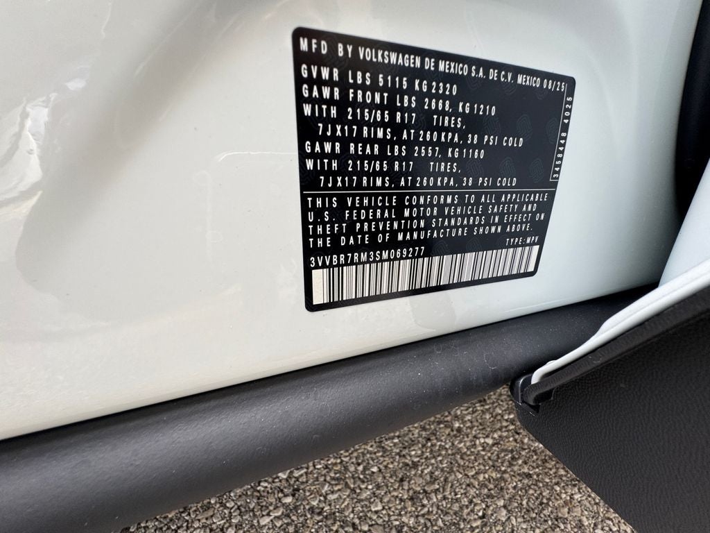 2025 Volkswagen Tiguan 2.0T S