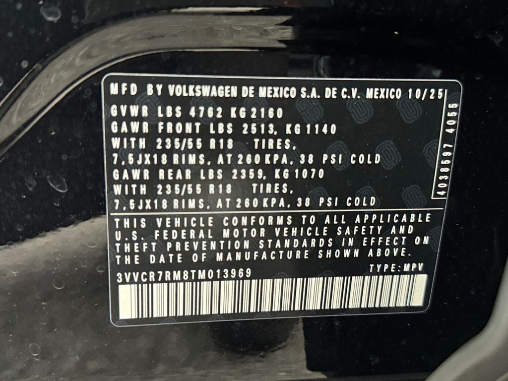 2026 Volkswagen Tiguan 2.0T S