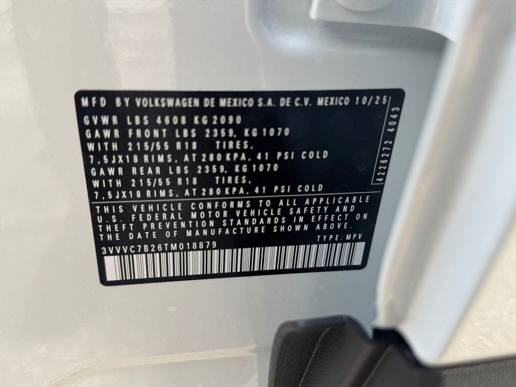 2026 Volkswagen Taos 1.5T SE