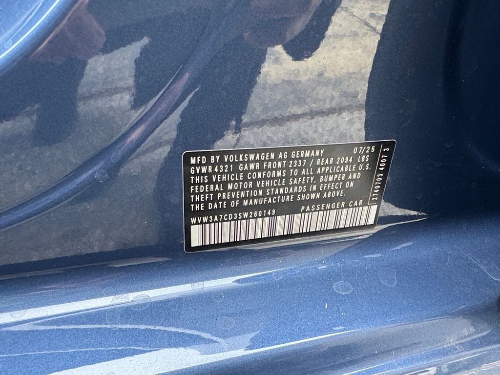 2025 Volkswagen Golf GTI 2.0T SE