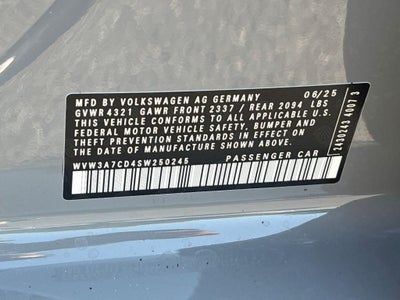 2025 Volkswagen Golf GTI 2.0T SE