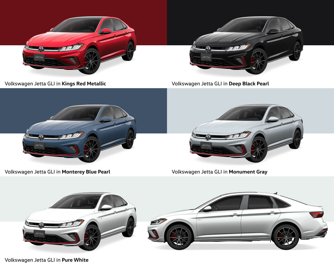 2025 Volkswagen Jetta GLI Trim Levels, Colors & Configurations
